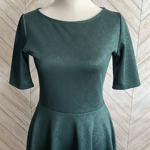 CATCH MY i fit and flare teal green dress S